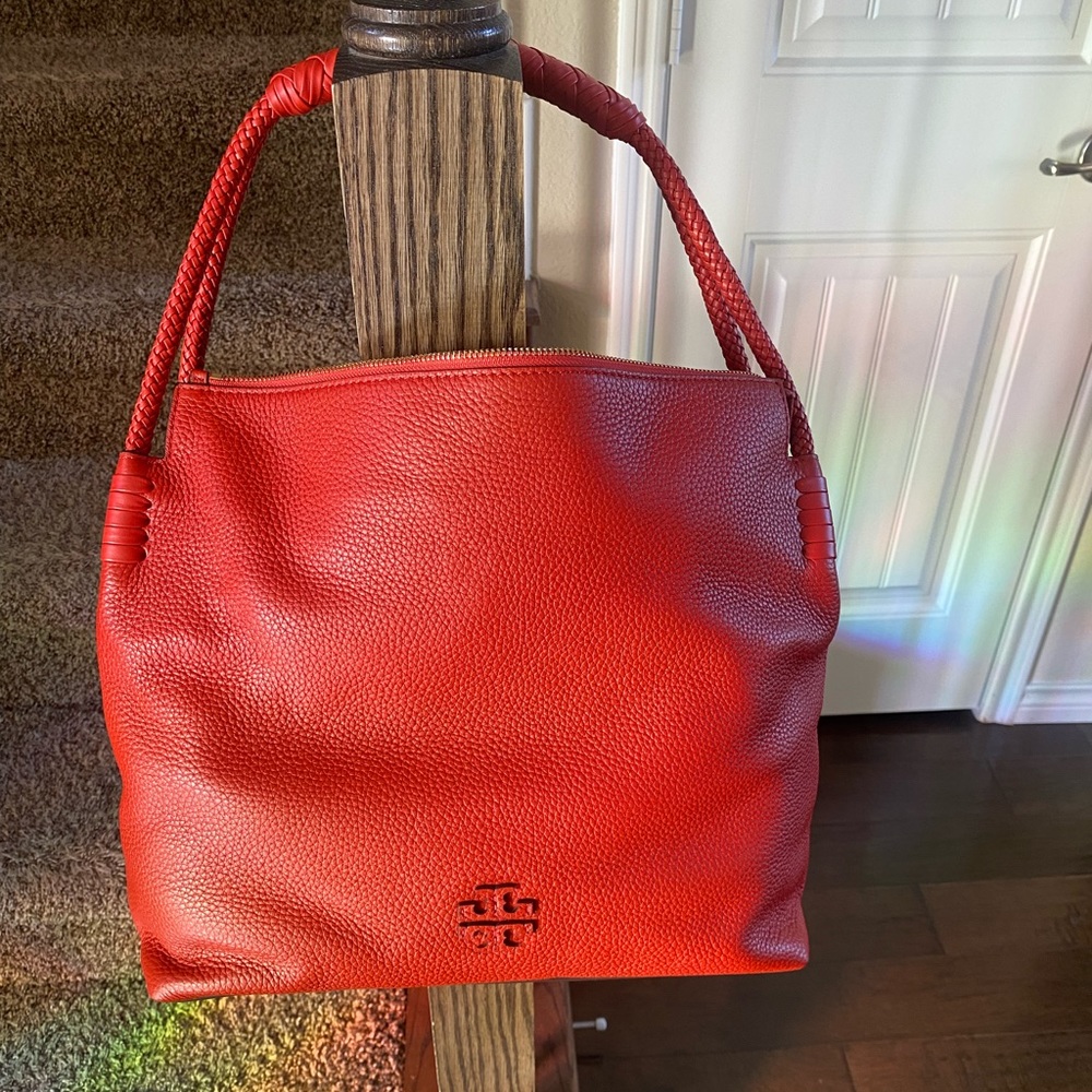 Tory Burch orange tote